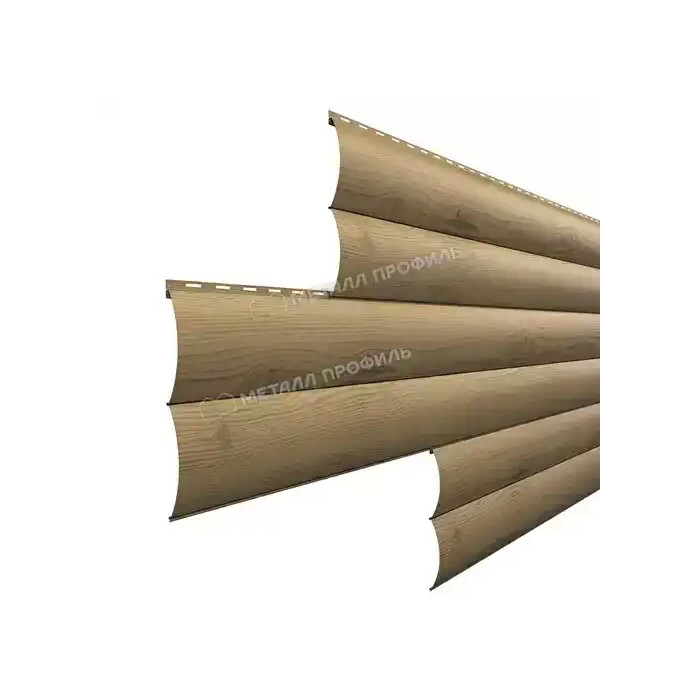 Металлический сайдинг Woodstock Металл-Профиль ECOSTEEL Сосна 28х330 | матовый
